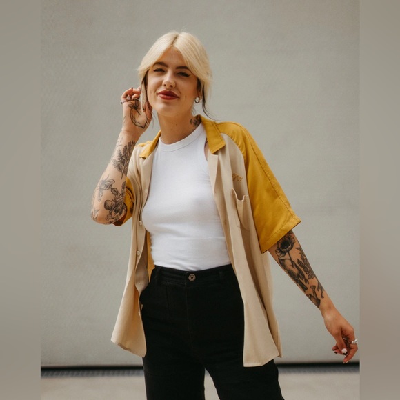 P&Co Easy Breezy Bowling Shirt (Unisex) - Picture 2 of 11